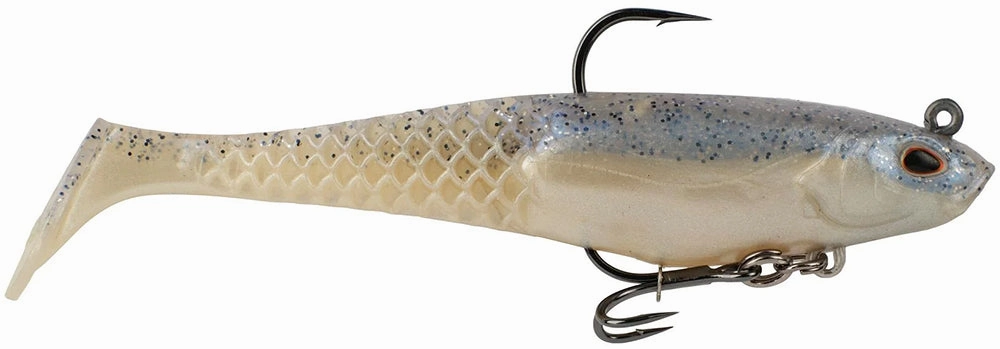 Berkley PowerBait Saltwater CullShad Pre-Rigged Soft Body Swimbait - 6 Inch