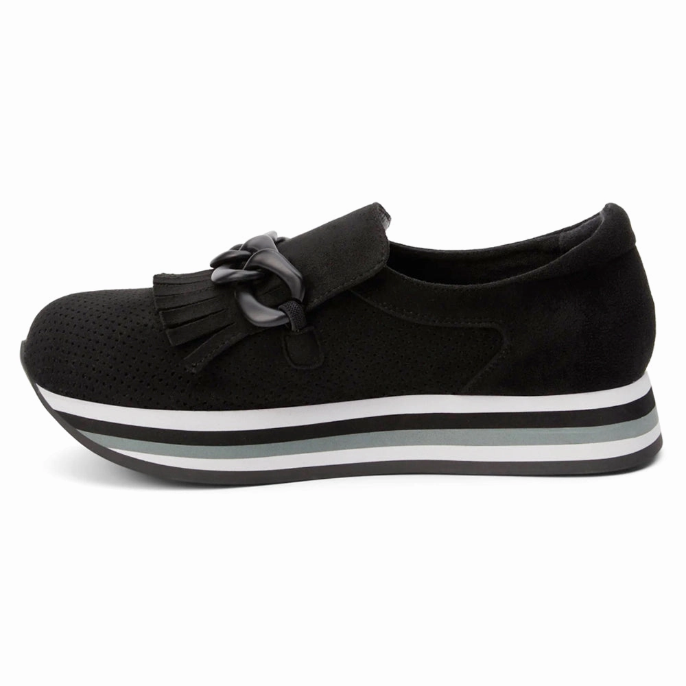 Sustainable Shoes Odor Resistant Bess Platform Perforated Loafers