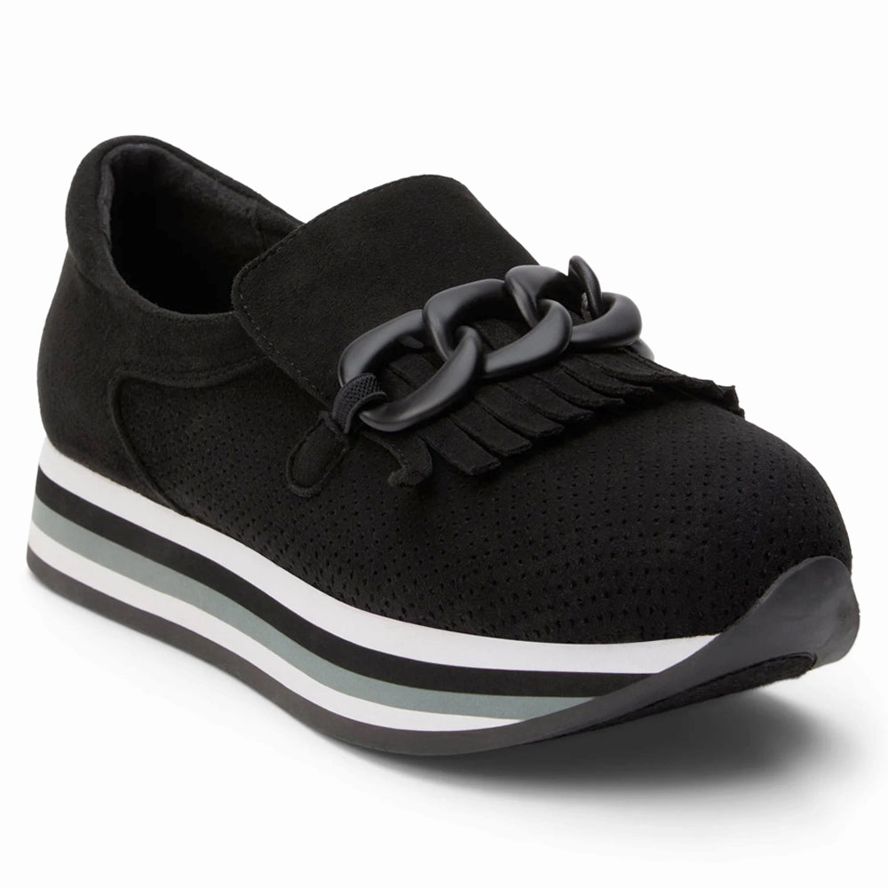 Classic Sneakers Odor Resistant Bess Platform Perforated Loafers
