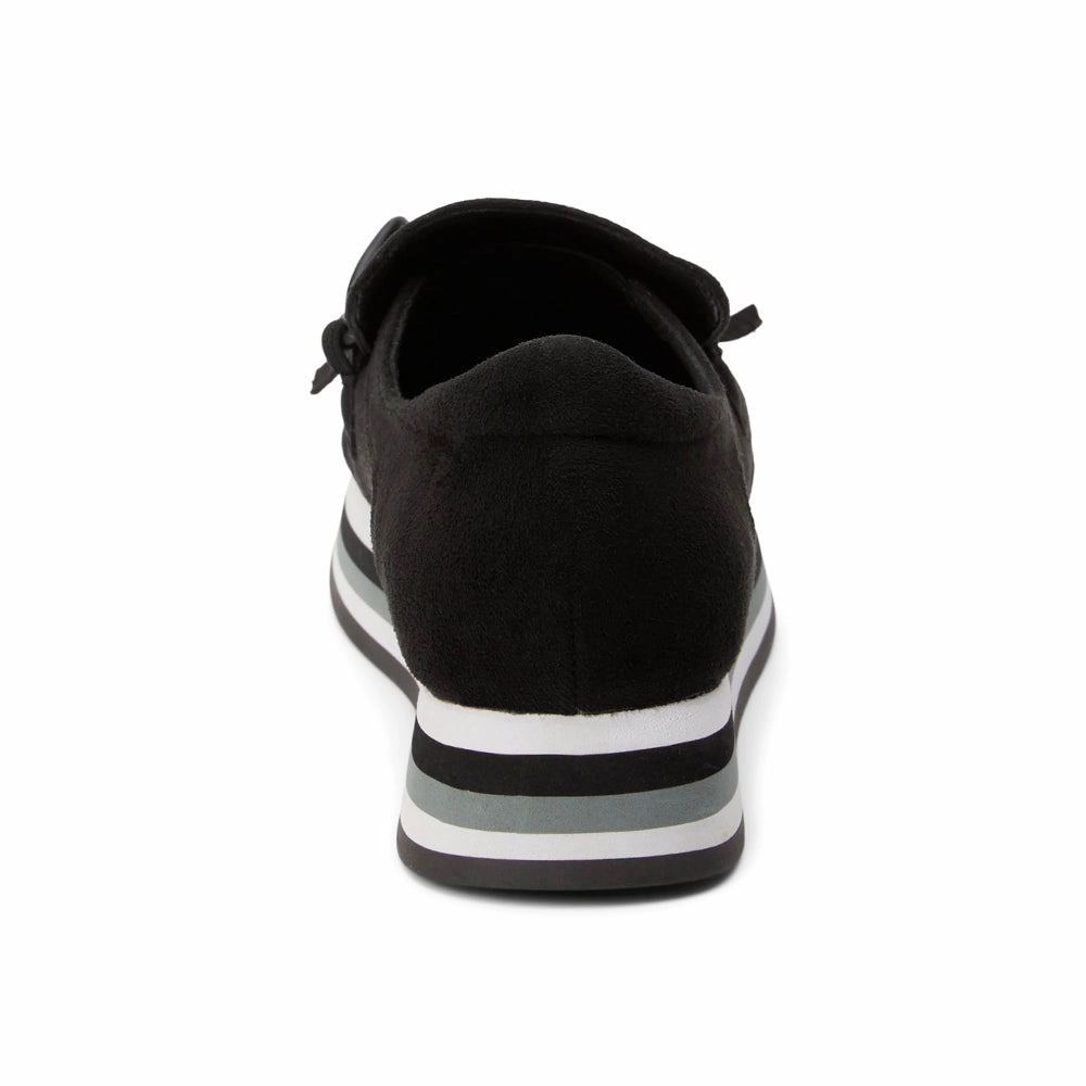 Bess Platform Perforated Loafers Easy On/Off