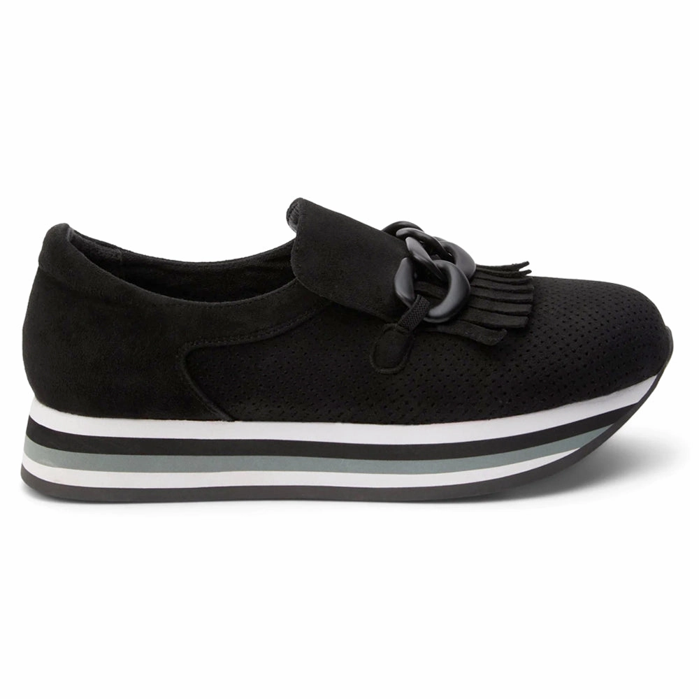 Eco Friendly Bess Platform Perforated Loafers