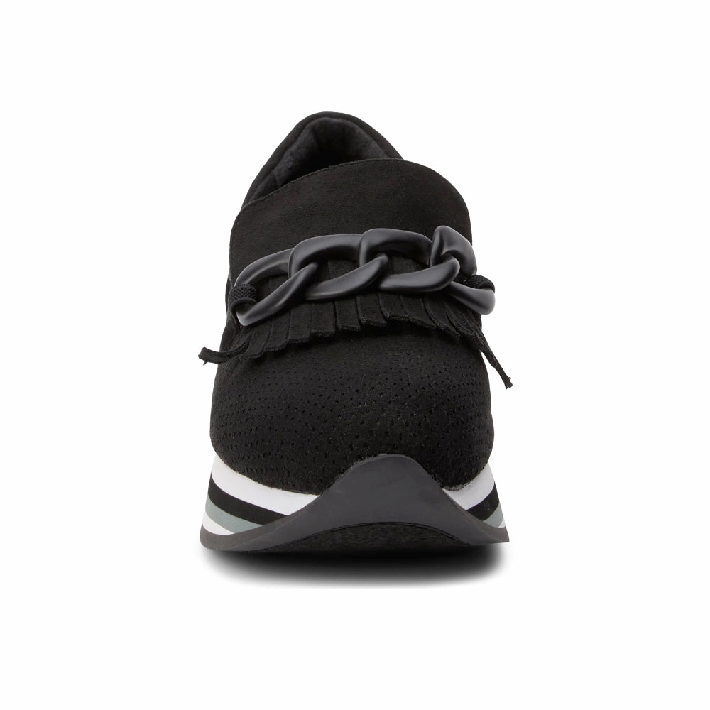 Unisex Travel Ready Bess Platform Perforated Loafers