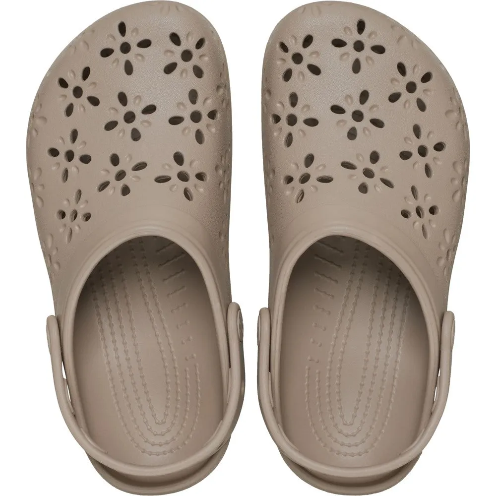 Crocs Unisex Classic Floral Cut Out Clog Sustainable Shoes