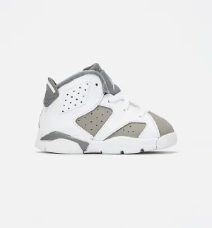 Air Jordan 6 Retro Cool Grey Infant Toddler  Lifestyle Shoe - White/Grey Shock Absorbing Comfort Sole