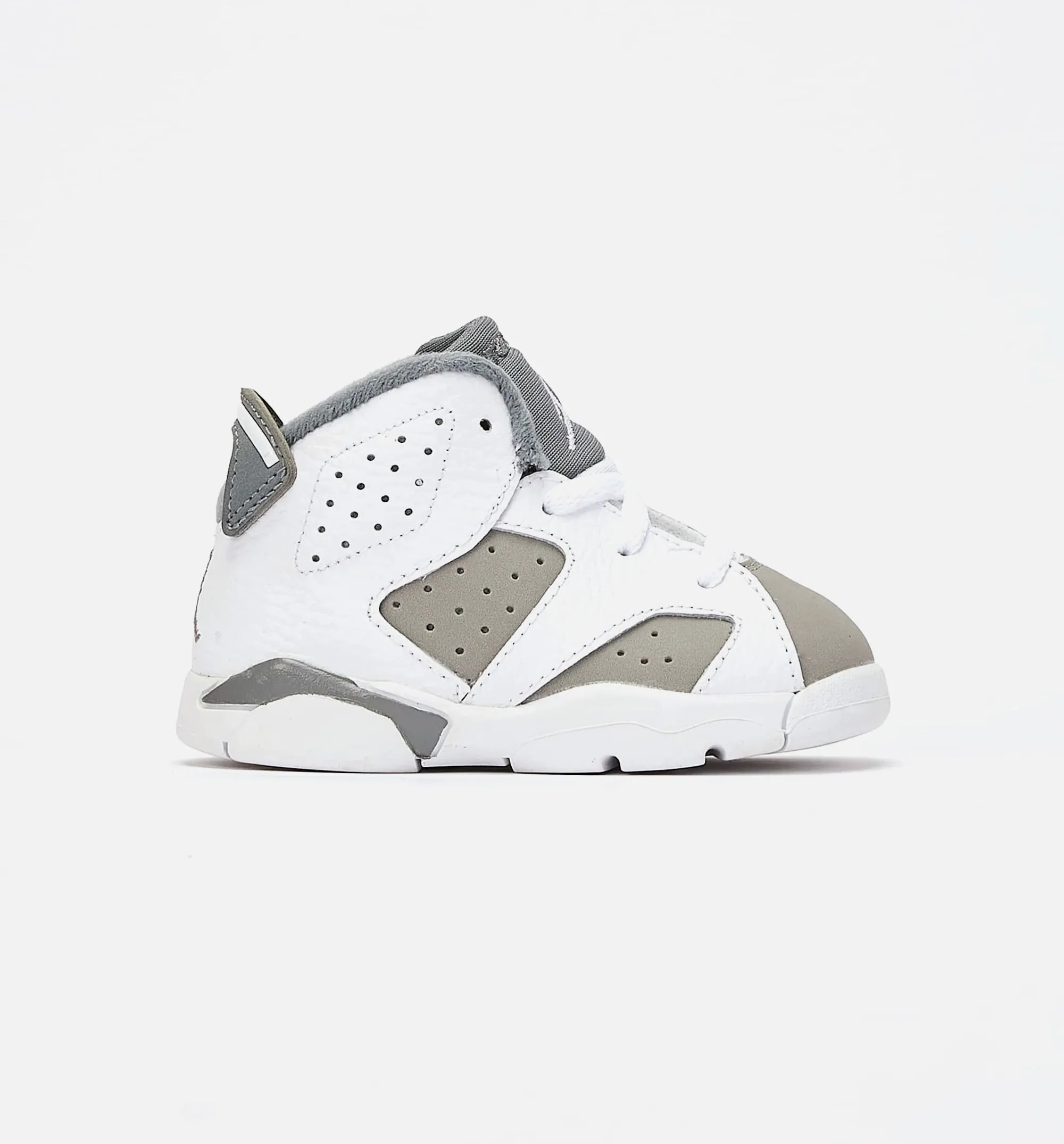 Air Jordan 6 Retro Cool Grey Infant Toddler  Lifestyle Shoe - White/Grey Shock Absorbing Comfort Sole