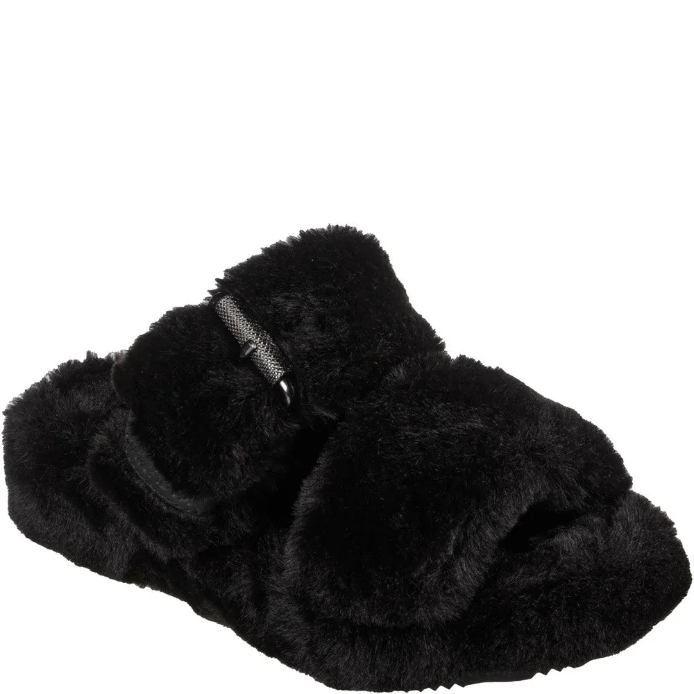 Supportive Footwear Skechers Cozy Wedge Slipper Sandal
