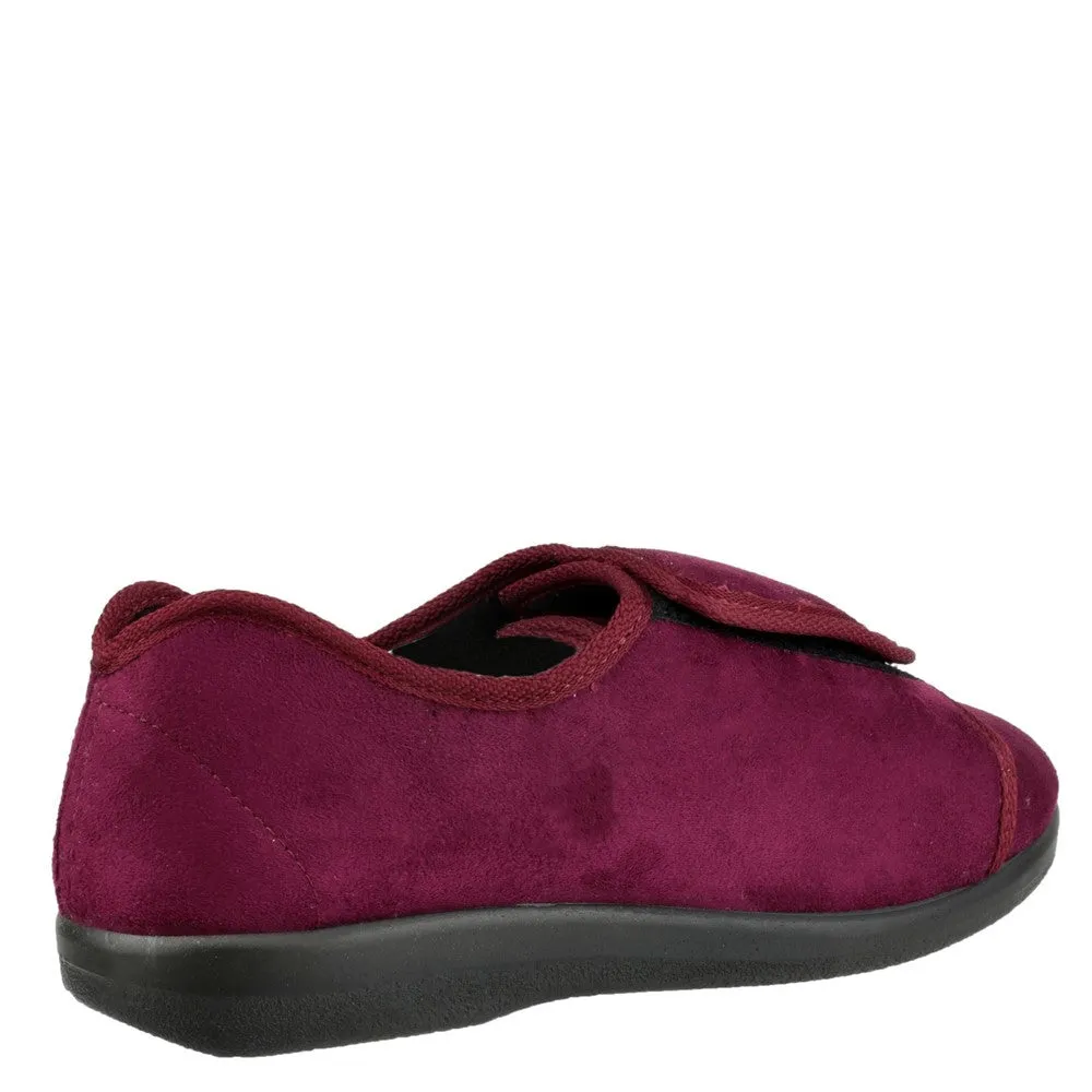 Machine Washable Orthotic Friendly Gbs Med Med Walton Touch Fastening Slipper