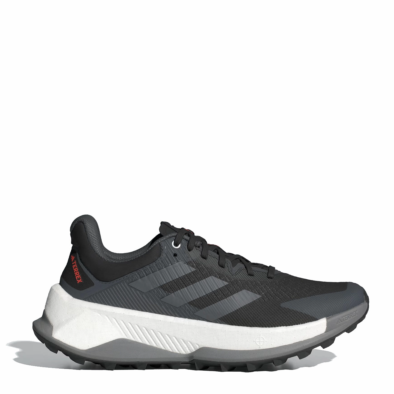 Ergonomic Pain Relief Adidas Terrex Soulstride Ultra Trail Running Shoes Core Black / Grey Four / Impact Orange