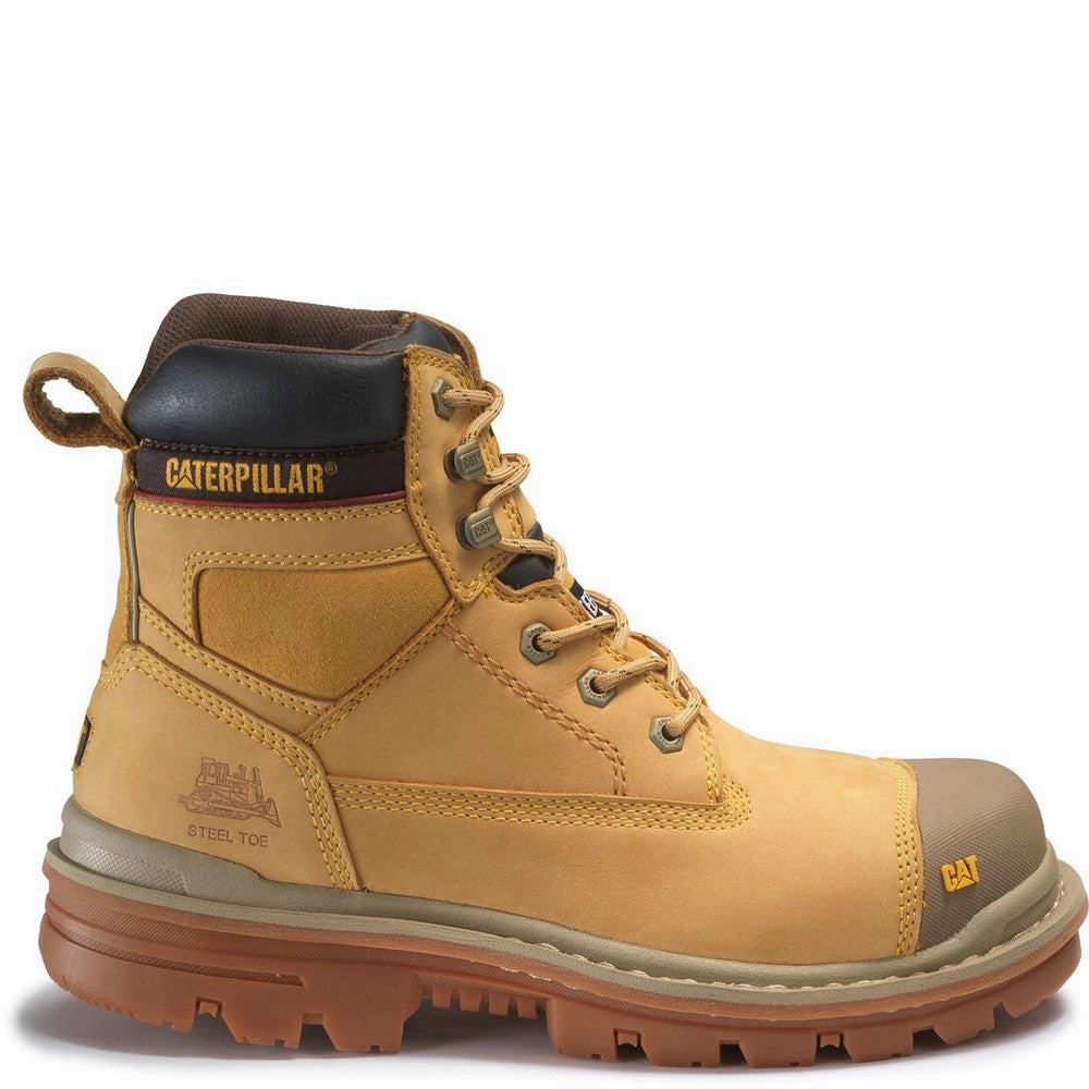 Moisture Wicking Caterpillar Gravel 6" Safety Boot