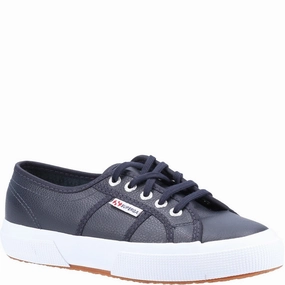 Superga 2750 Tumbled Leather Shoe Breathable