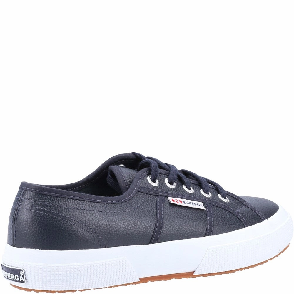 Superga 2750 Tumbled Leather Shoe Ergonomic Sole Walking Shoes