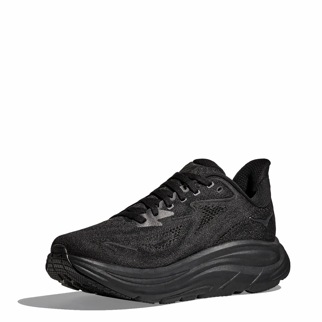 Modern Classic Hoka Clifton 10 Trainer Black / Black