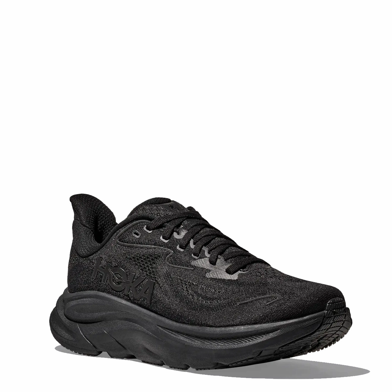 Hoka Clifton 10 Trainer Black / Black Travel Shoes