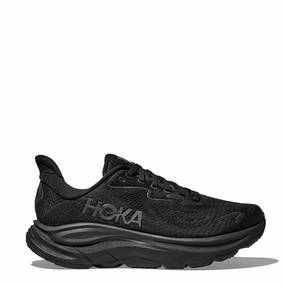 Everyday Sneakers Sustainable Shoes Hoka Clifton 10 Trainer Black / Black