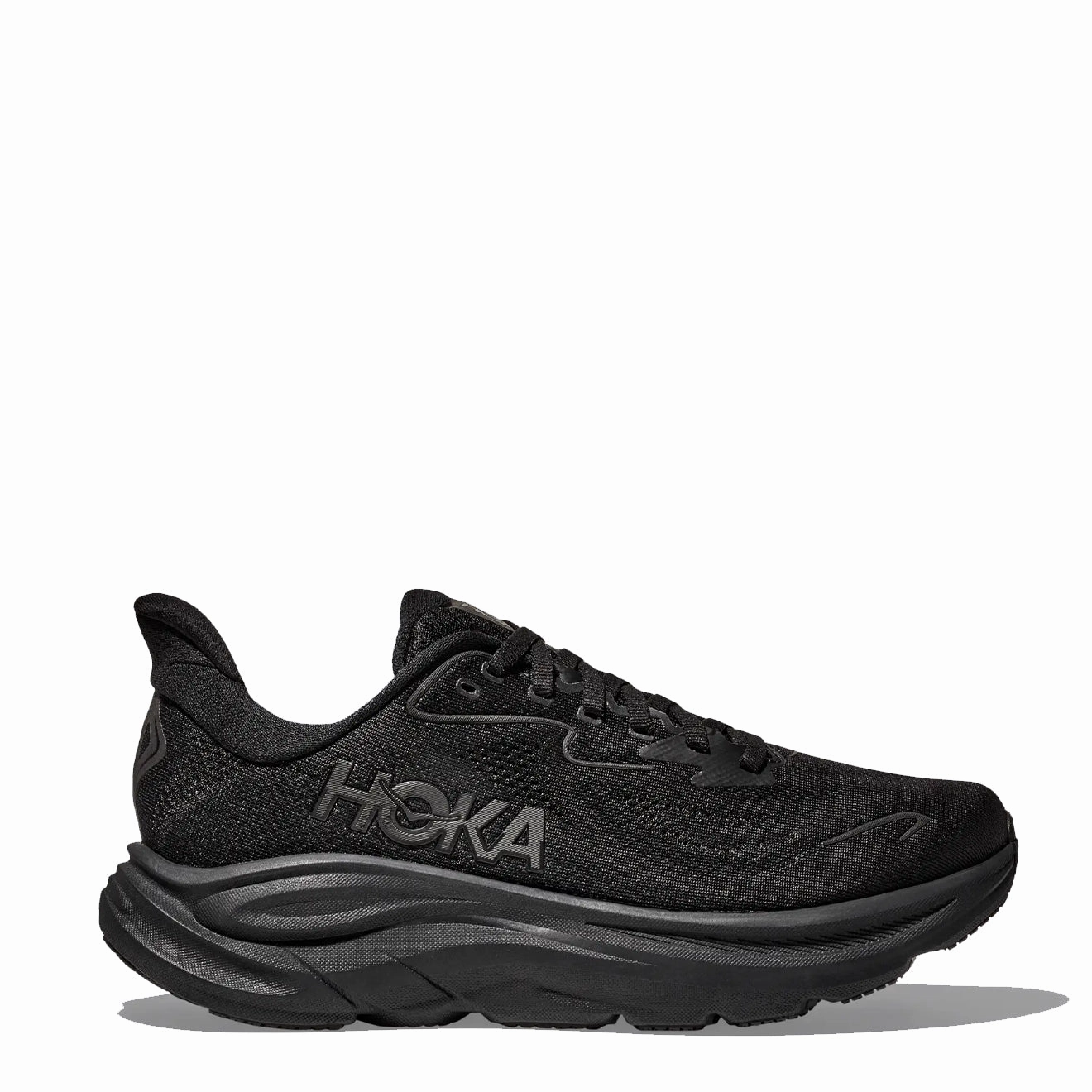 Everyday Sneakers Sustainable Shoes Hoka Clifton 10 Trainer Black / Black