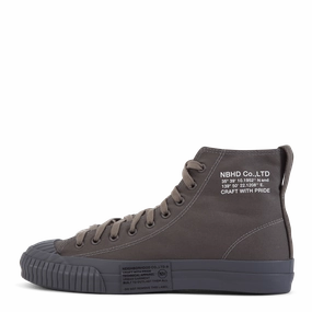 Nh X Moonstar . Gr-Hi Sneaker Gray Relaxed Fit Footwear Grippy Soles