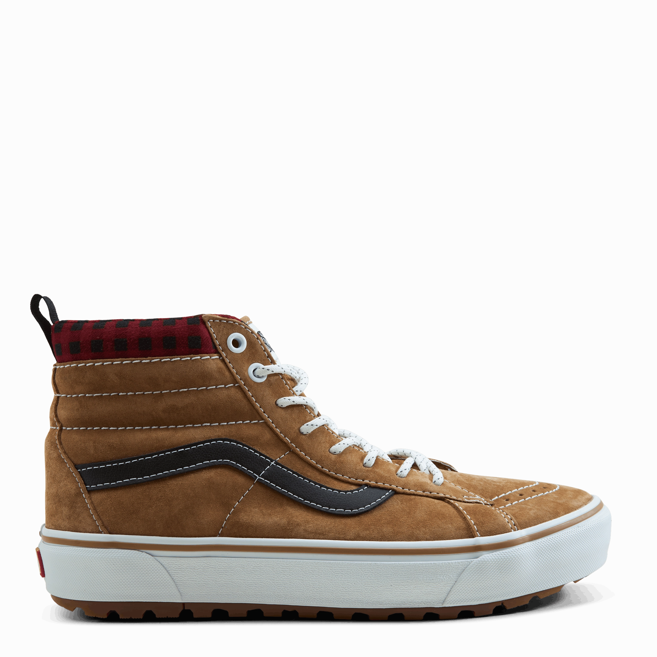 Ua Sk8-Hi Mte-1 Plaid Brown/Black Cloud Comfort