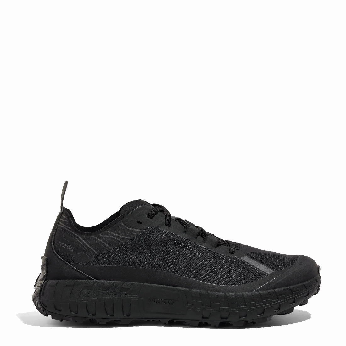 Ergonomic Rugged Sole Norda The 001 Trainer Stealth Black