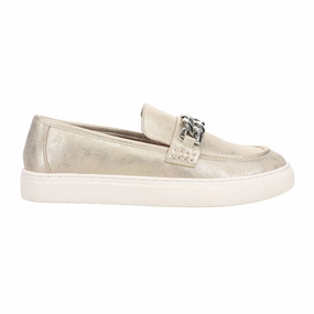Pain Relief Chain Reaction Metallic Slip On Loafers