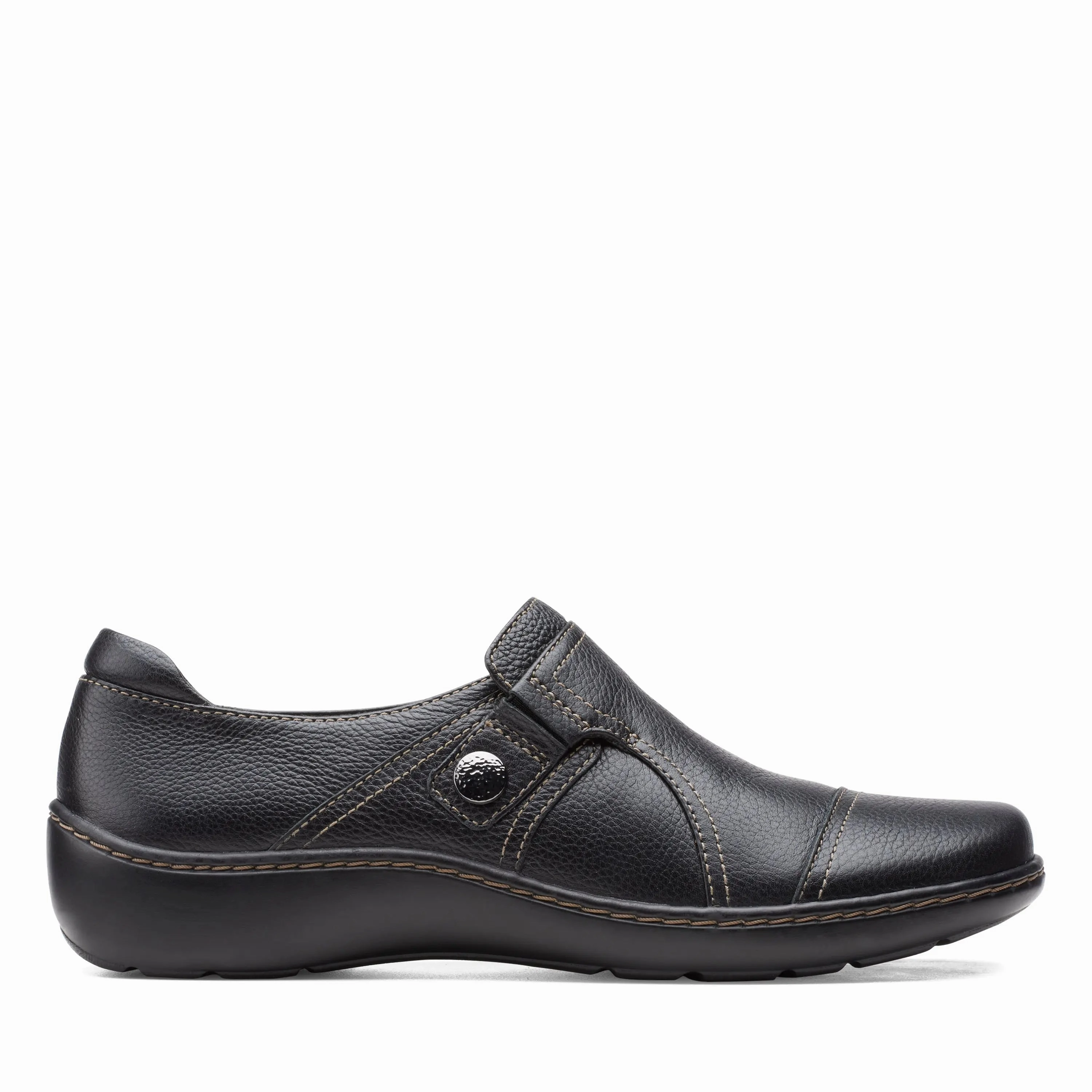 Supportive Eco Friendly Women??S Clarks Cora Poppy ?C Effortless Slip-On Comfort