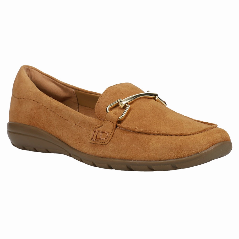 Amalie Slip On Loafers Easy On Off Cushioned Insoles