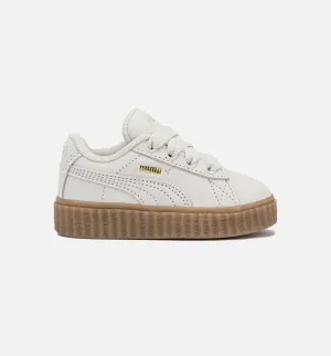 Sporty Style Slip Resistant Fenty Creeper Phatty Earth Tone Infant Toddler Lifestyle Shoe - Warm White/Gold/Gum