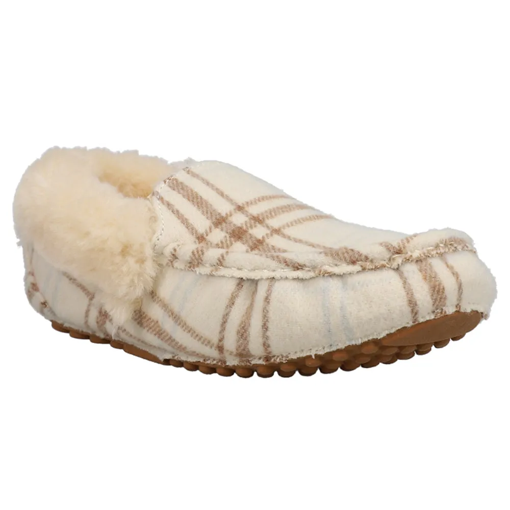Pain Relief Breathable Mesh Aussie Plaid Moccasins