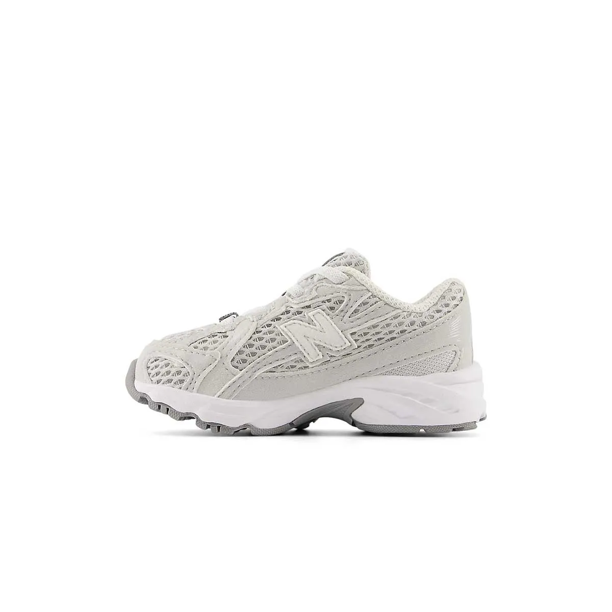 Sporty Style Supportive Footwear Kids 740 Bungee Lace 'Grey Matter White'