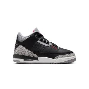 Kids Air Jordan 3 Retro 'Black Cement' Essential Footwear Comfort Heel