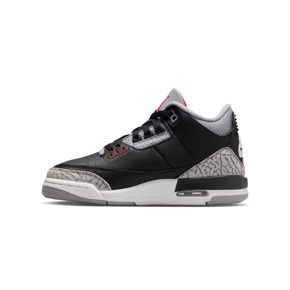 Flat Feet Shoes Streetwear Footwear Kids Air Jordan 3 Retro 'Black Cement'