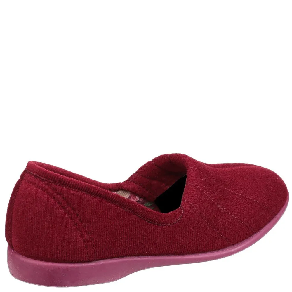Gbs Audrey Ladies Slipper Wide Fit