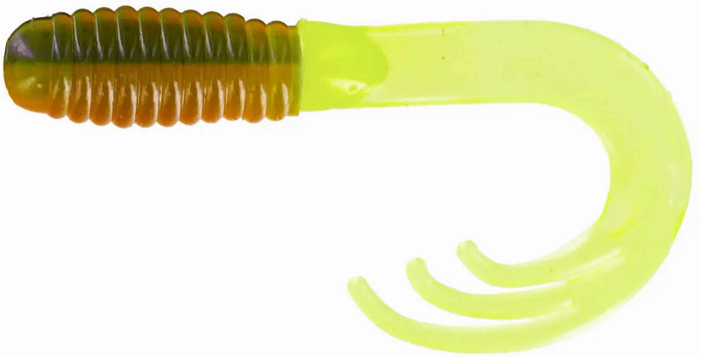 Big Bite Baits 2 inch Triple Tip Grub 10 pack