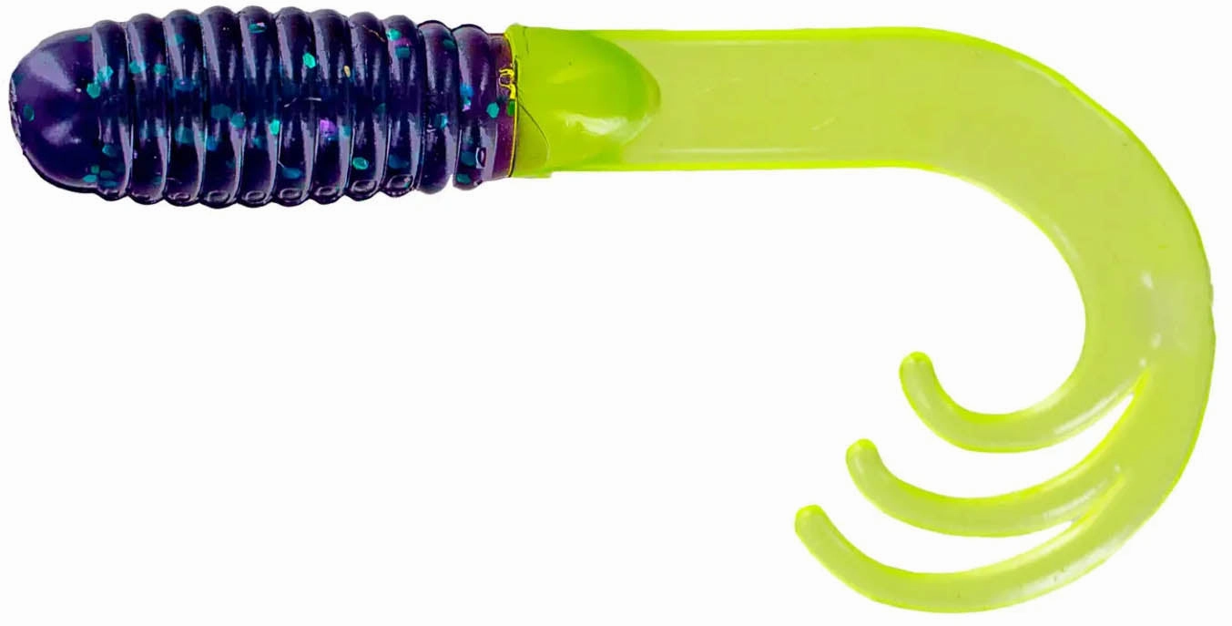Big Bite Baits 2 inch Triple Tip Grub 10 pack