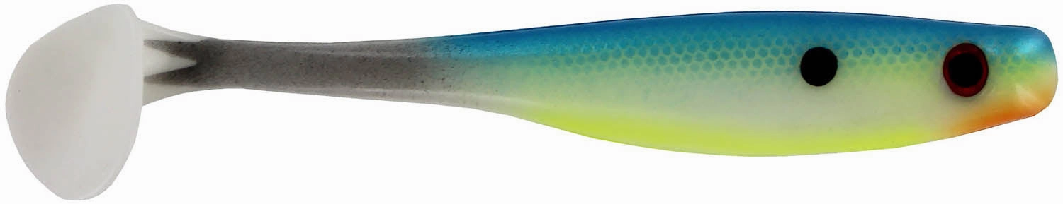 Big Bite Baits Suicide Shad 5 inch Paddle Tail Swimbait 4 pack