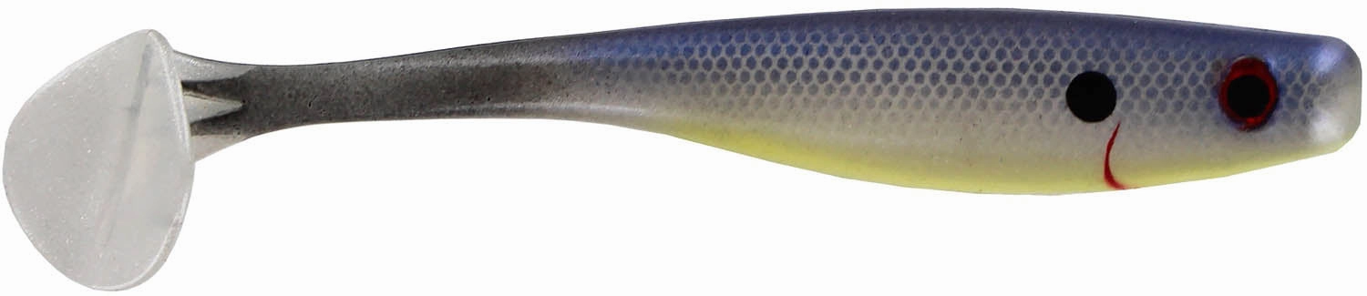 Big Bite Baits Suicide Shad 5 inch Paddle Tail Swimbait 4 pack