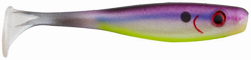Big Bite Baits Suicide Shad 5 inch Paddle Tail Swimbait 4 pack