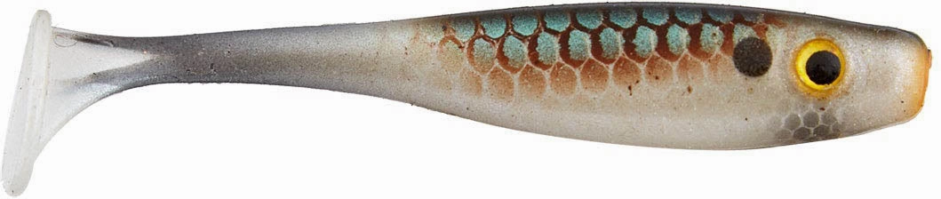 Big Bite Baits Suicide Shad 5 inch Paddle Tail Swimbait 4 pack