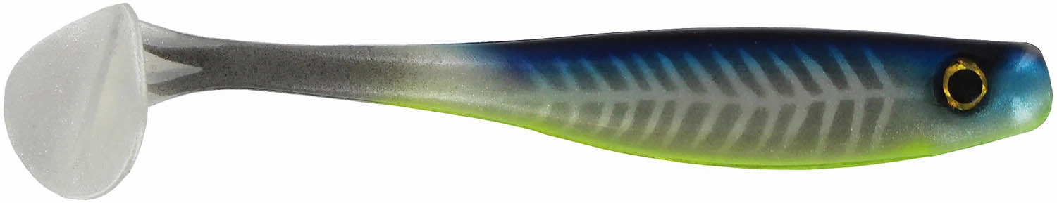 Big Bite Baits Suicide Shad 5 inch Paddle Tail Swimbait 4 pack