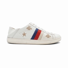 Gucci 'Ace' Crushback Sneakers - Women'S 39 Comfort Sole