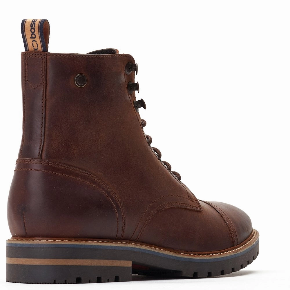 Base London Sparrow Combat Boot Ergonomic Sole Breathable Mesh