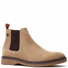 Base London Hooper Suede Chelsea Boot Slip On Shoes Secure Fit