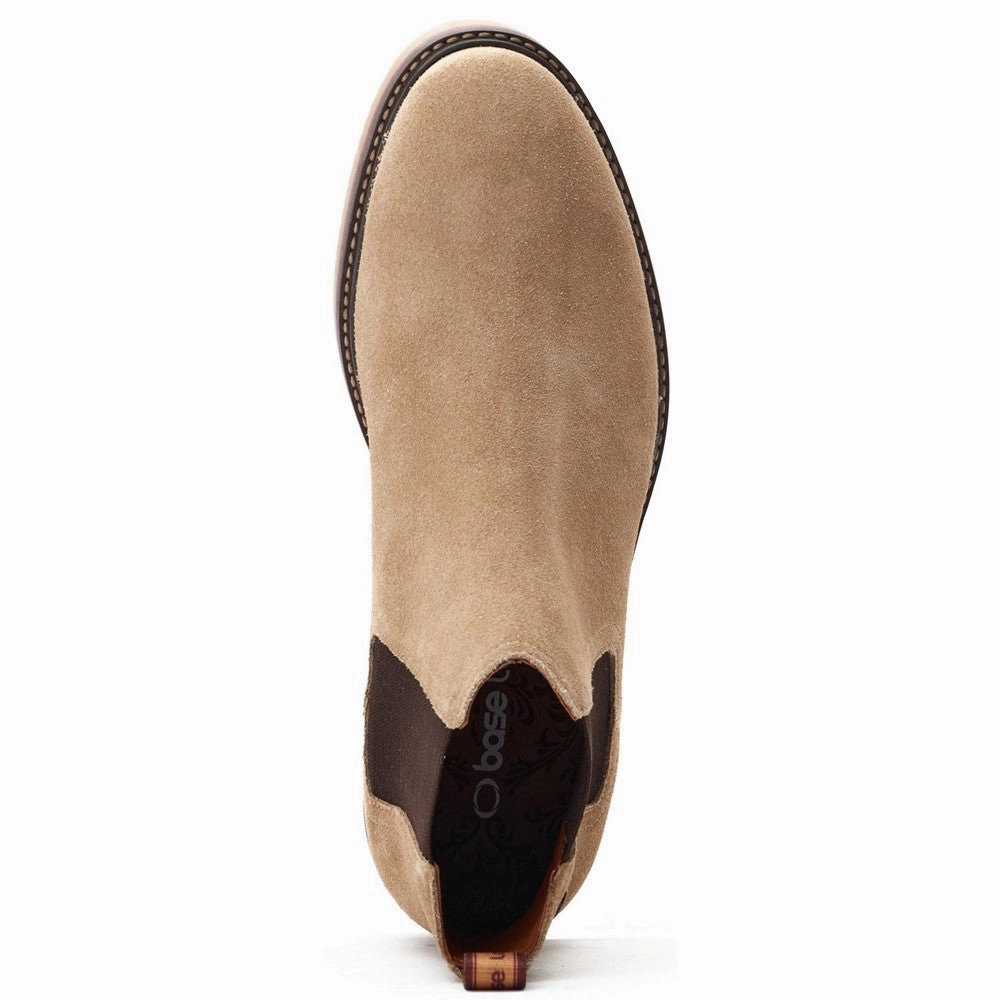 Base London Hooper Suede Chelsea Boot Machine Washable Unisex