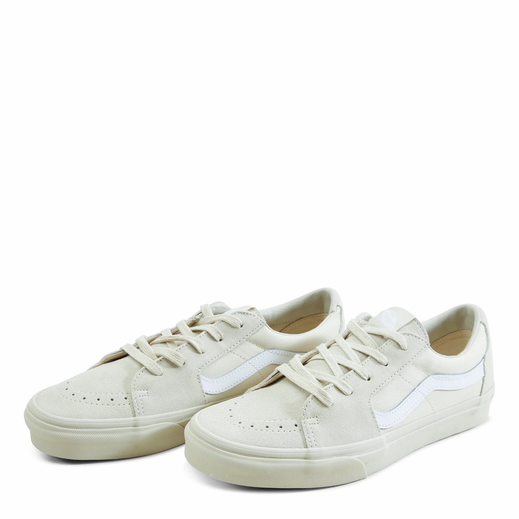 Ua Sk8-Low Contrast Bone White Flexible Travel Shoes