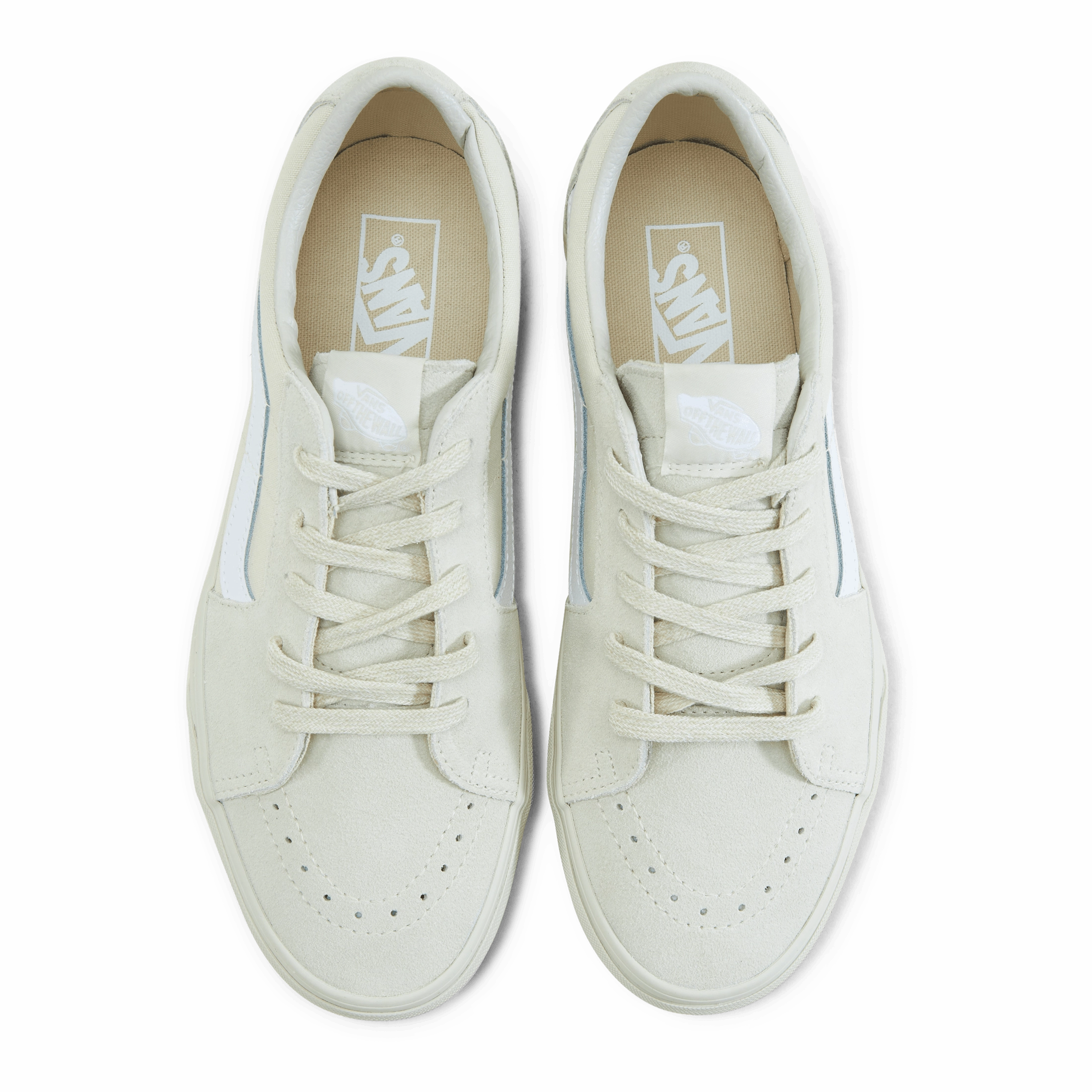 Ua Sk8-Low Contrast Bone White Flat Feet Shoes Rugged