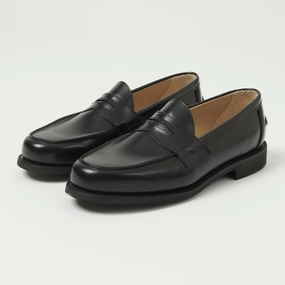 Sanders Butt Seam Loafer Shoe - Black Sustainable Shoes Functional Footwear