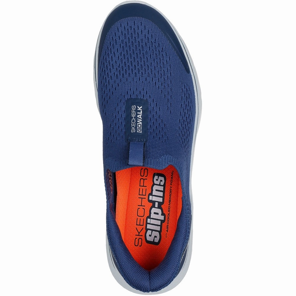 Skechers Go Walk 7 Easy On Evolution Trainer Moisture Wicking Travel Footwear