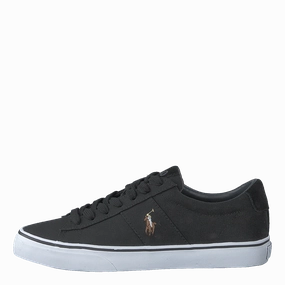 Sayer Canvas Sneaker Black Supportive Footwear Flexible