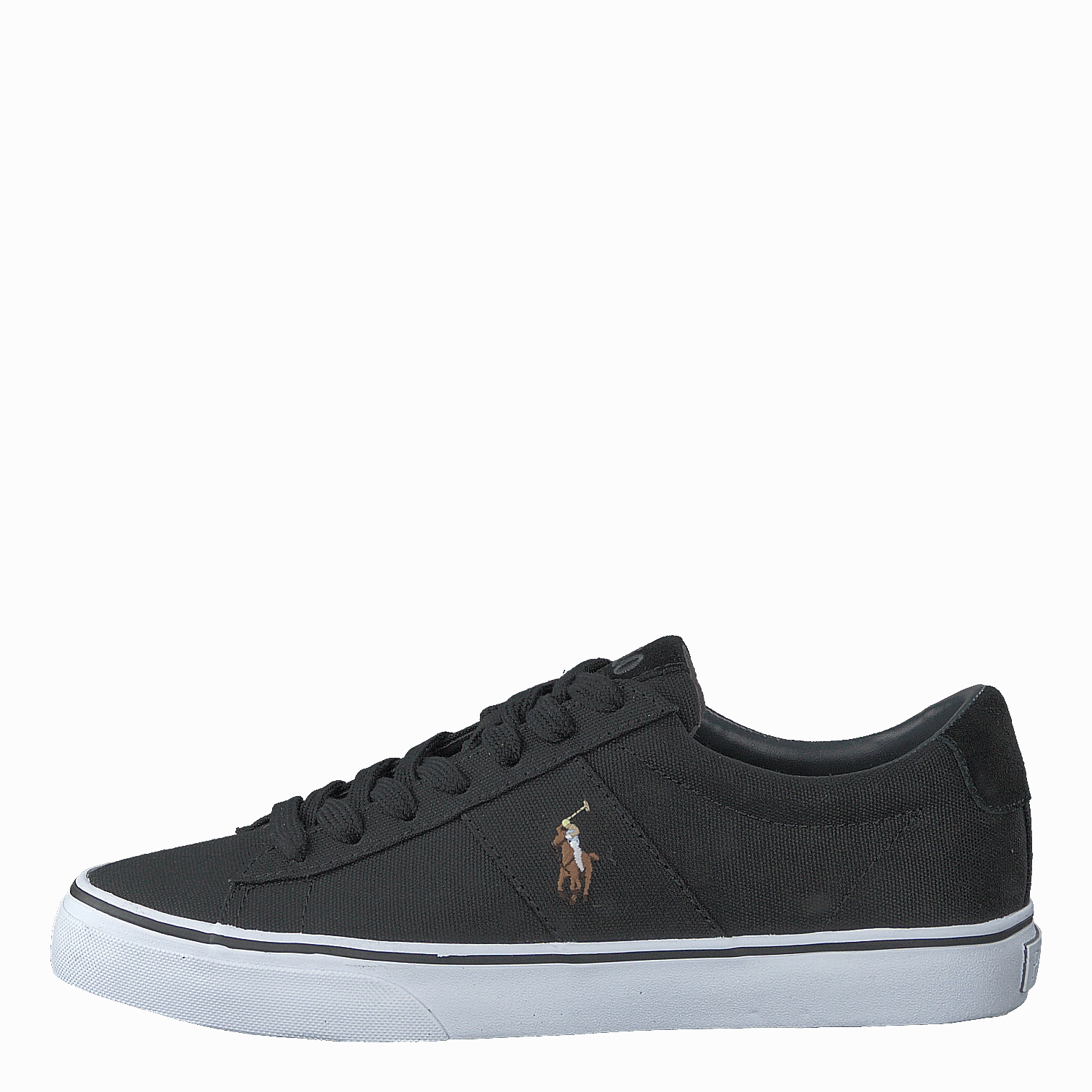 Sayer Canvas Sneaker Black Supportive Footwear Flexible