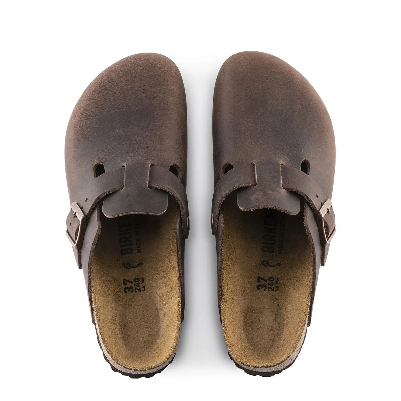 Birkenstock Boston Nu Reg Sandal Oiled Habana Rugged Classic Footwear