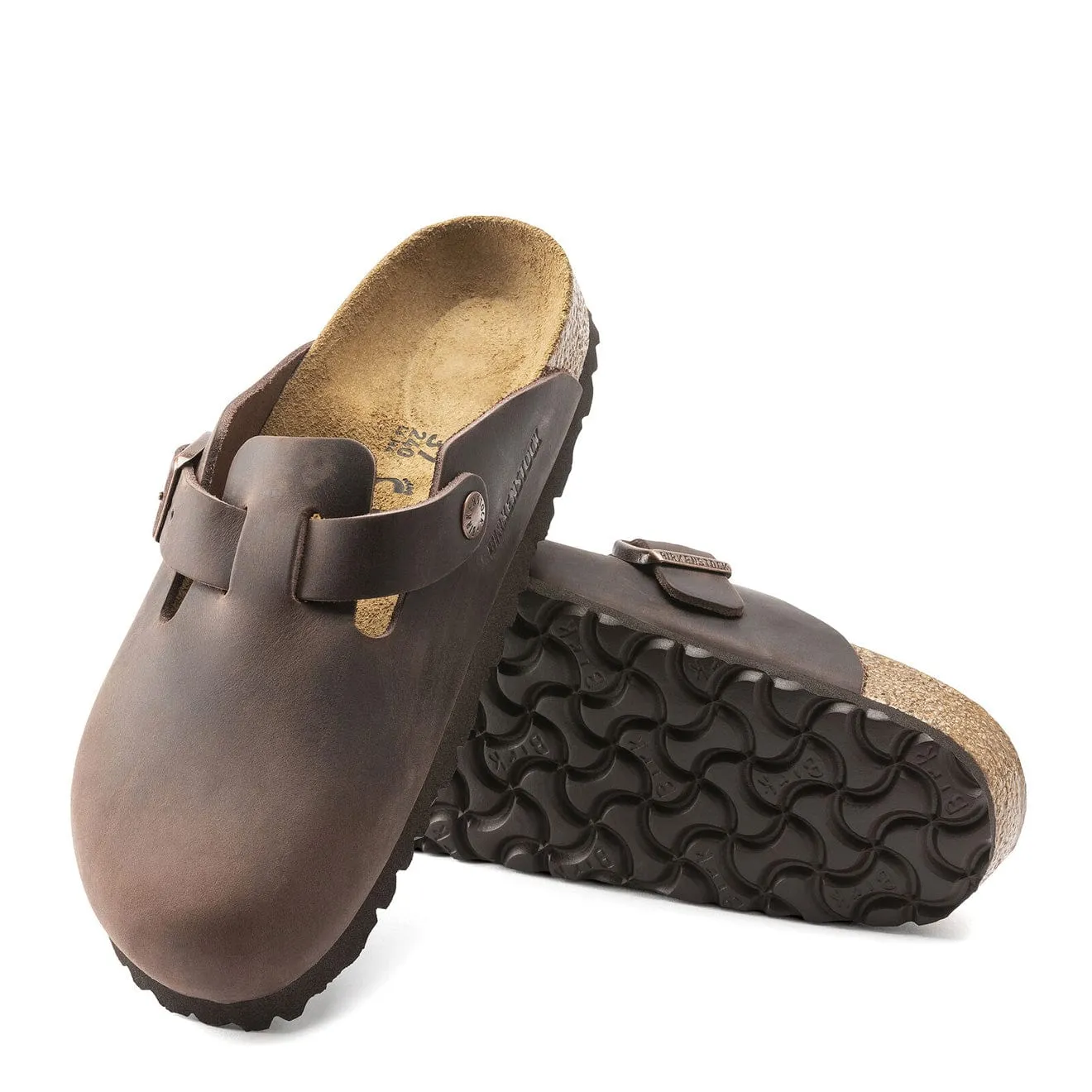 Comfort Shoes Birkenstock Boston Nu Reg Sandal Oiled Habana